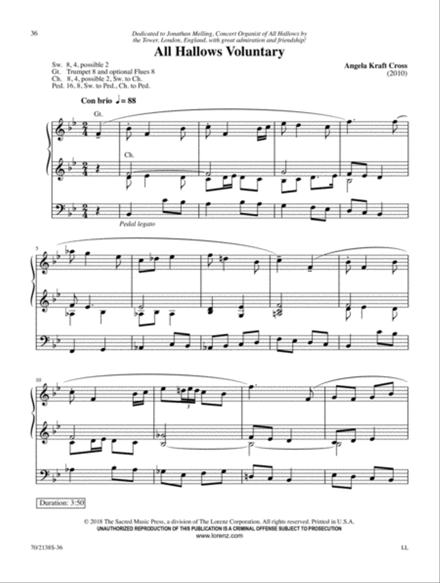 Tree of Life Organ Solo scores gallery preview page 8