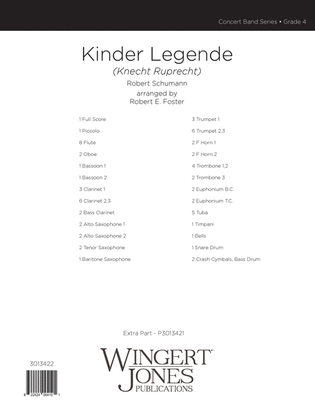 Kinder Legende (Knecht Ruprecht) - Full Score