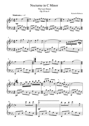 Nocturne in C minor (The Last Dance, Op.10 no.4)