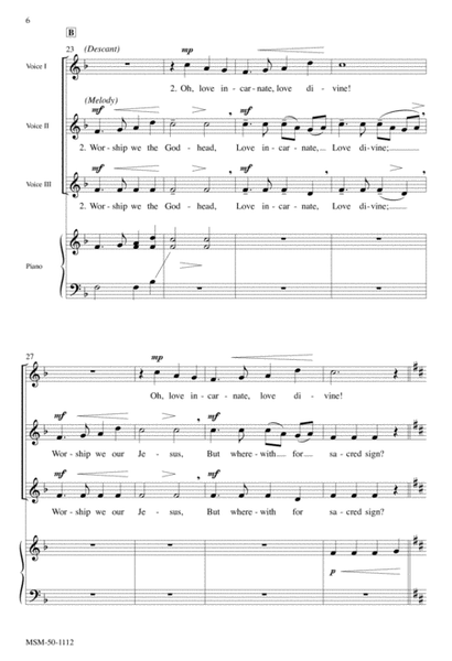 Love Came Down at Christmas (Downloadable Choral Score)