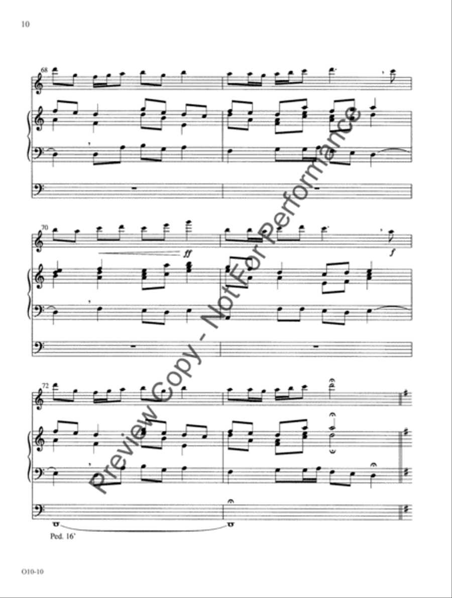 Noel Nouvelet - organ and flute Flute scores gallery preview page 8