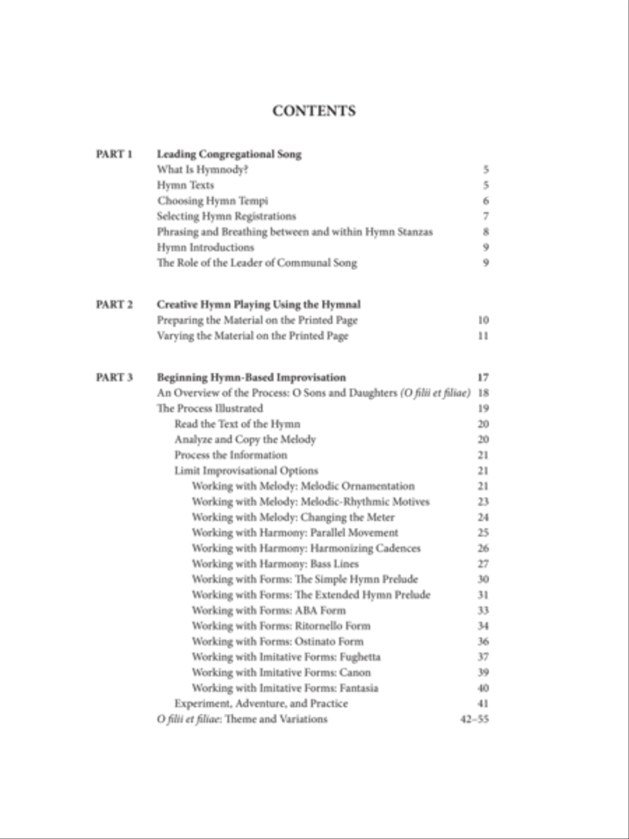 Creative Hymn Playing: Improvisation, Exercises, and Repertoire Organ scores gallery preview page 2