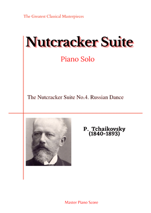 Book cover for Tchaikovsky-The Nutcracker Suite No.4. Russian Dance(Piano)