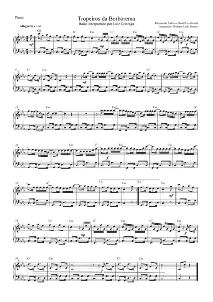 Tropeiros da Borborema Concert Band scores gallery preview page 3