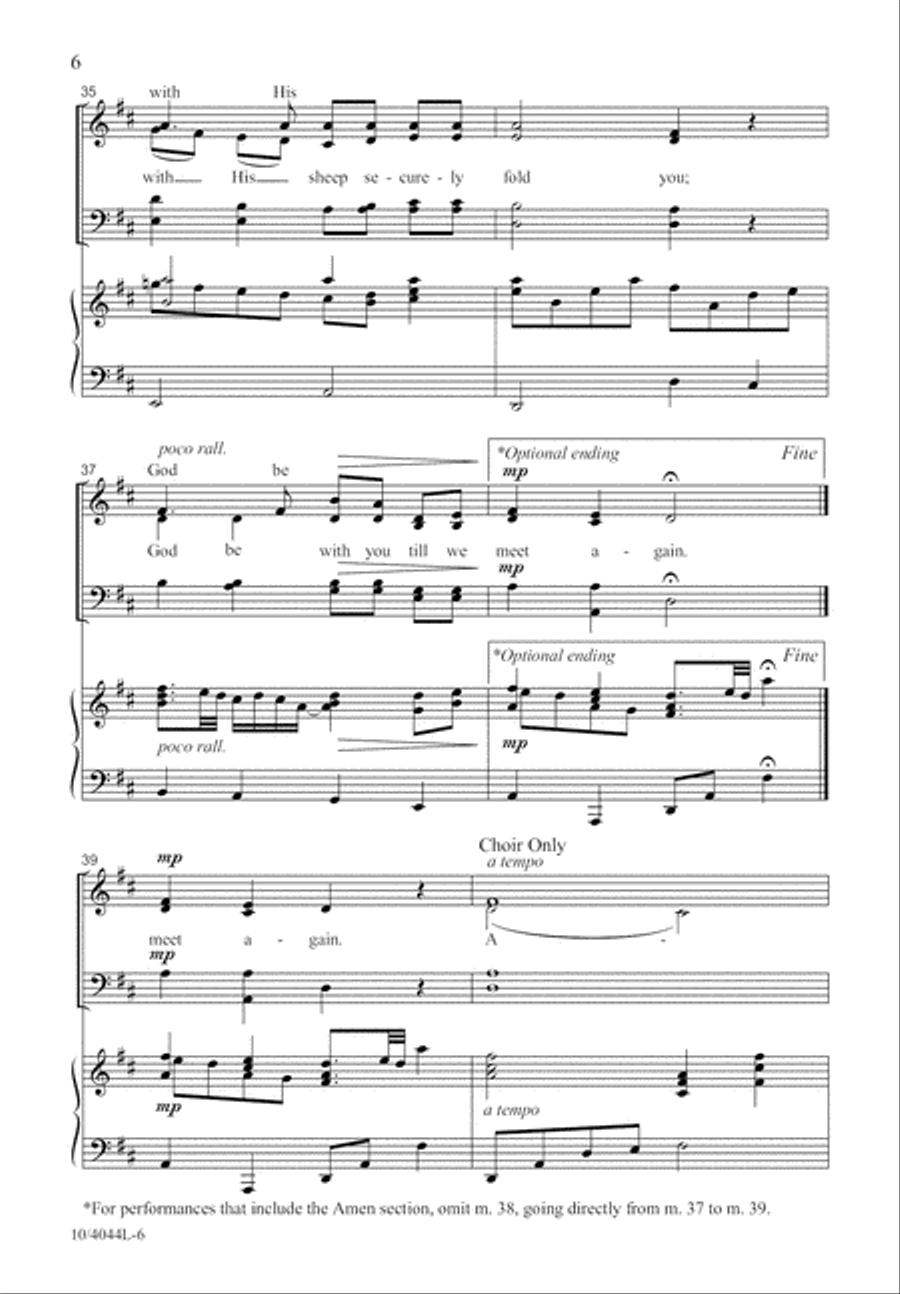 Until We Meet Again Until We Meet Again 4-Part scores gallery preview page 7