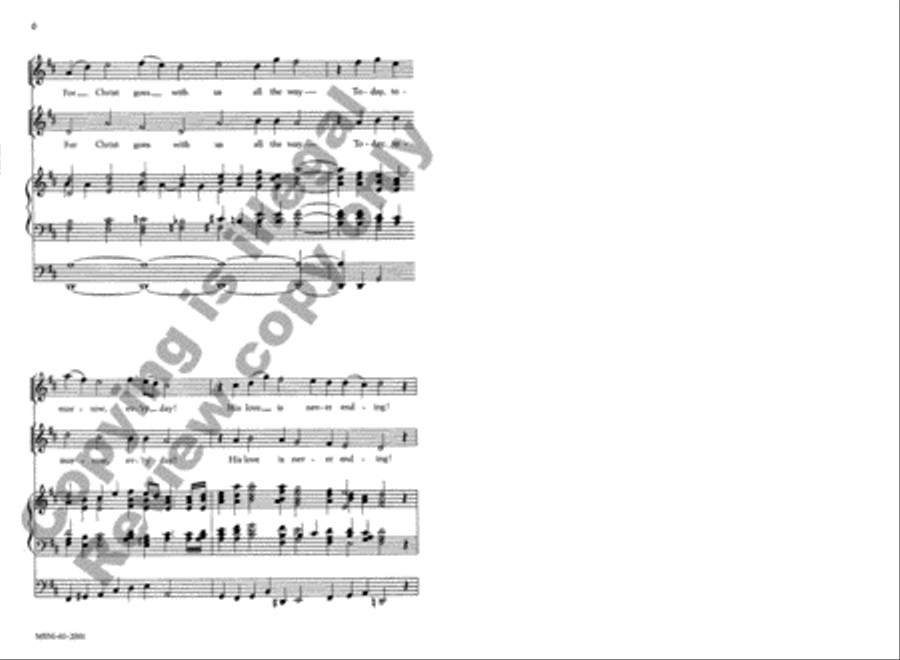 O Morning Star, How Fair and Bright 4-Part scores gallery preview page 6
