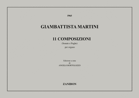 Undici Composizioni (Sonate E Fughe)