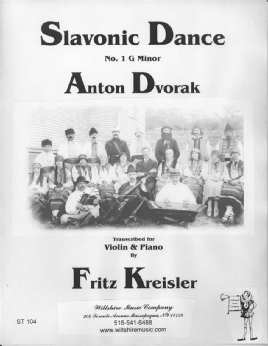 Slavonic Dance No. 1 Violin Solo scores gallery preview page 1