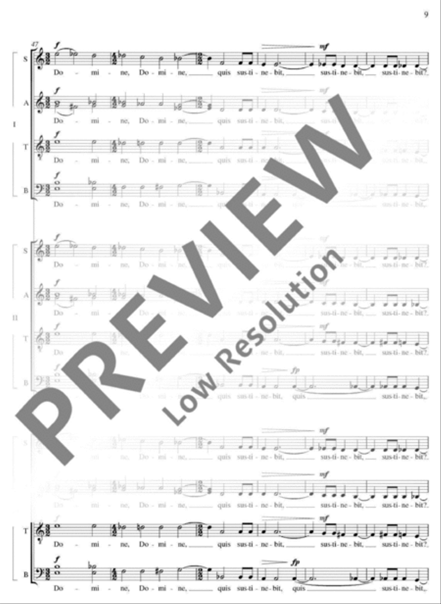 De profundis 4-Part scores gallery preview page 10
