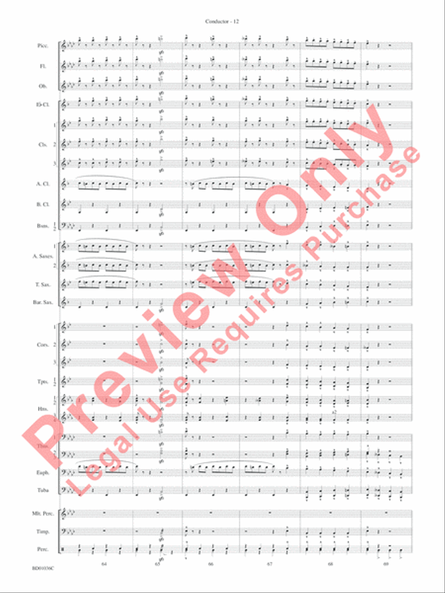 Fiddle-Faddle Concert Band scores gallery preview page 14