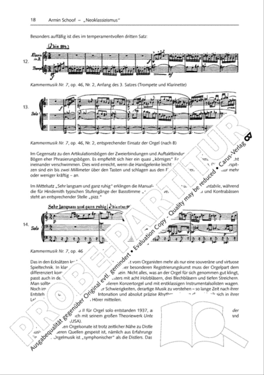 Orgelschule zur historischen Auffuhrungspraxis Organ Solo scores gallery preview page 19