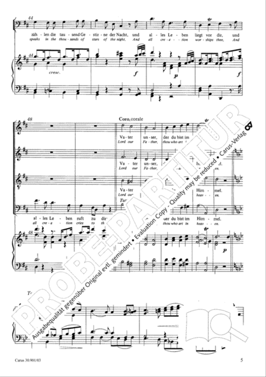 Our father (Vater unser) TB scores gallery preview page 6