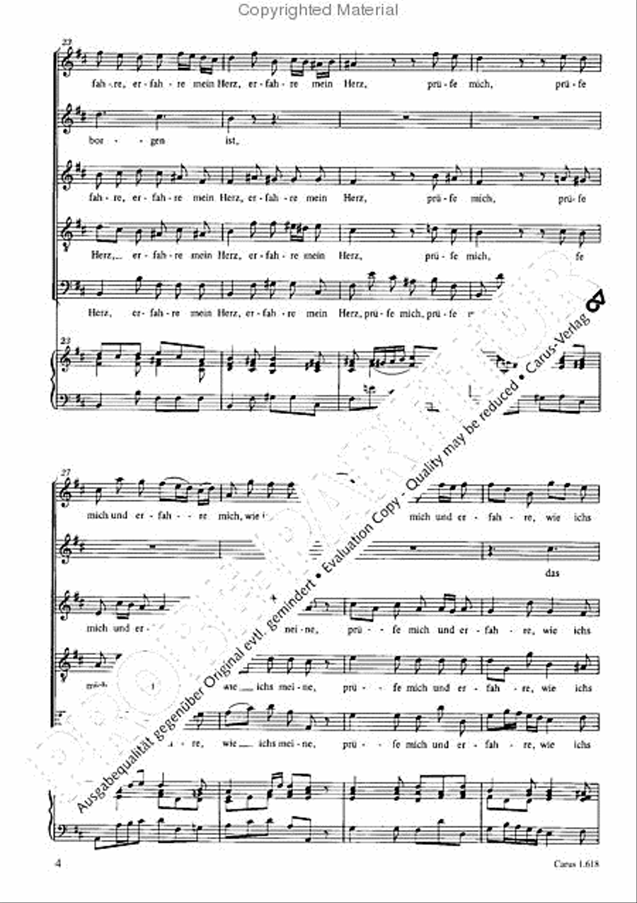 Erforsche mich, Gott Erforsche mich, Gott SSATB scores gallery preview page 5