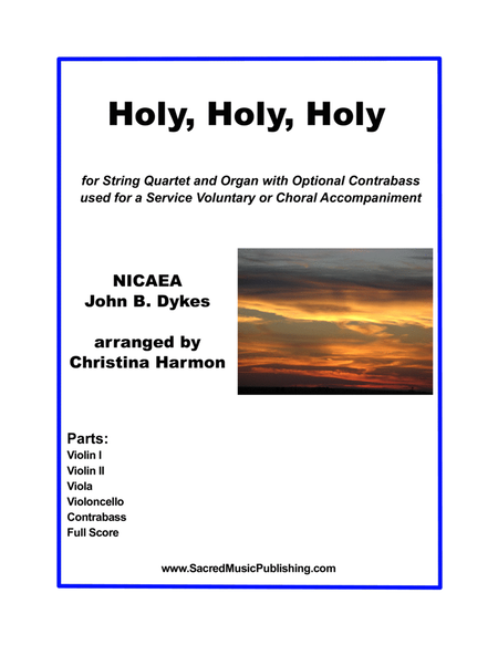 Holy, Holy, Holy - String Quartet and Organ image number null