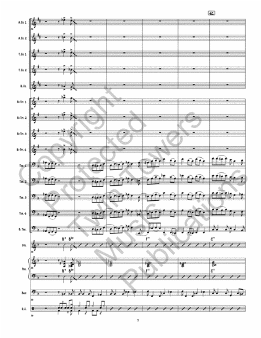 Pocket Aces Pocket Aces Jazz Ensemble scores gallery preview page 8
