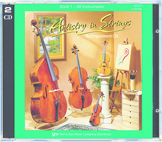 Book cover for Artistry In Strings, Book 1 - (CD Only)