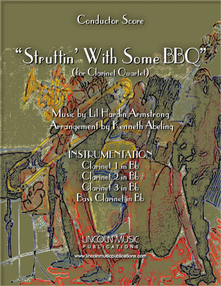 Book cover for Struttin’ With Some BBQ (for Clarinet Quartet)