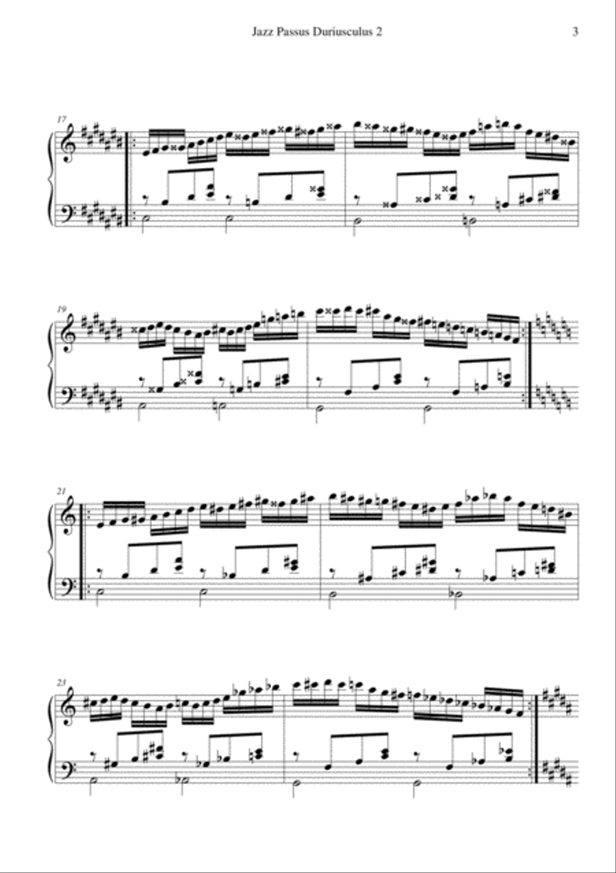 Jazz Passus Duriusculus 2 Piano Method scores gallery preview page 3