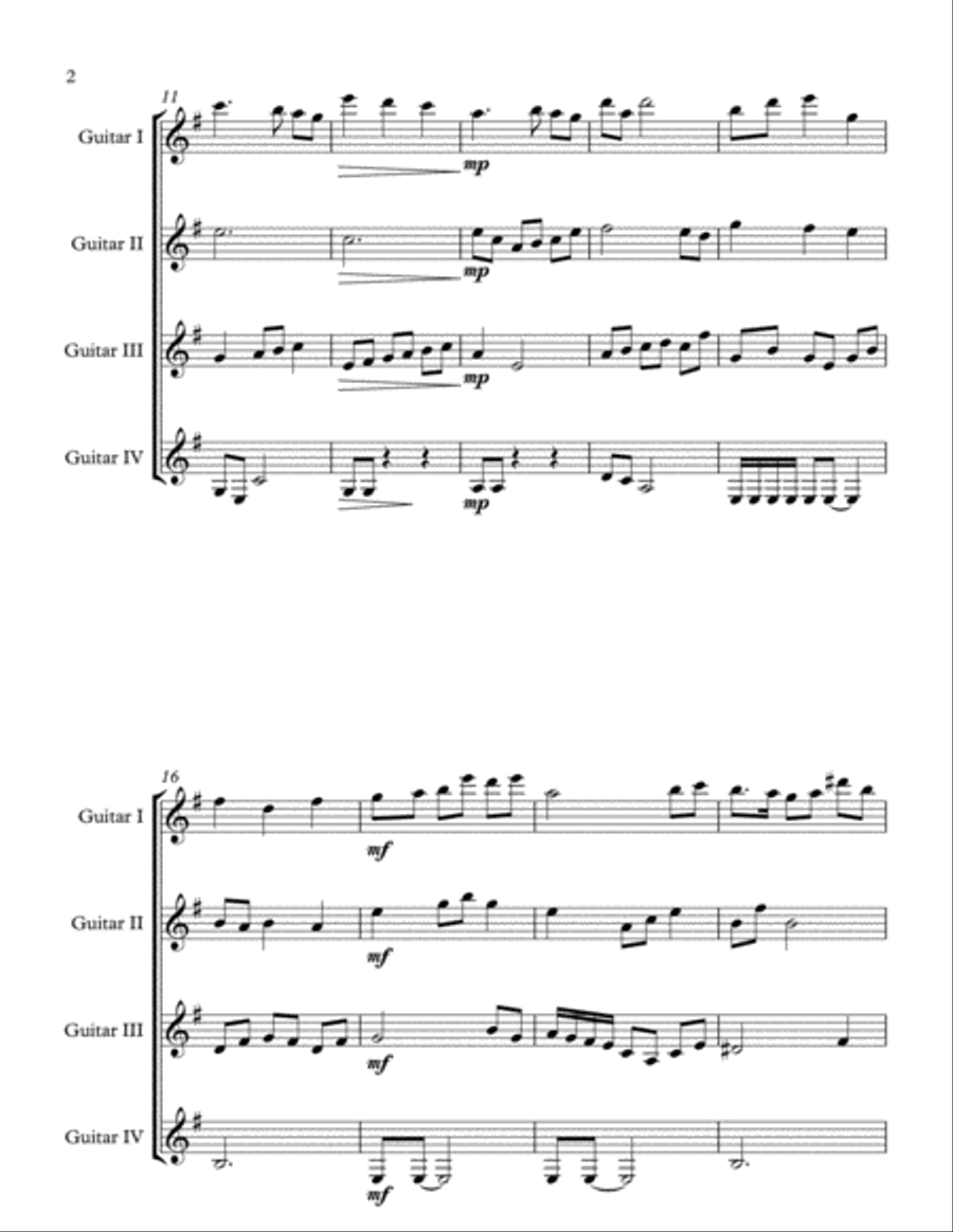 ii. la llorona (leyendas del valle) Small Ensemble scores gallery preview page 2