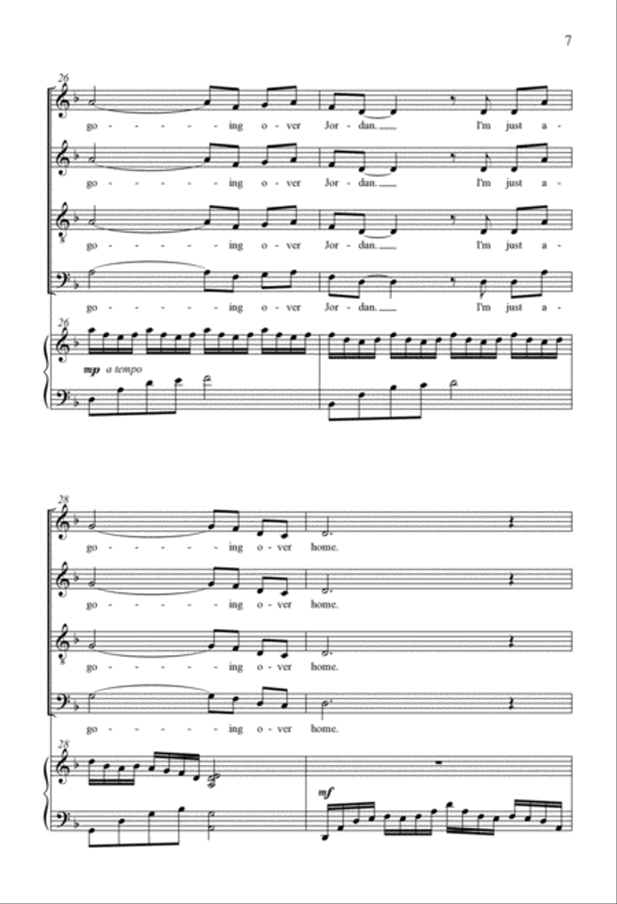 Poor Wayfaring Stranger Poor Wayfaring Stranger 4-Part scores gallery preview page 5