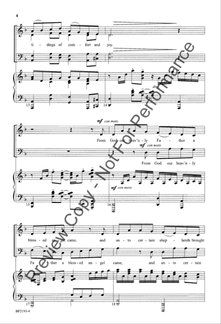 God Rest Ye Merry, Gentlemen - Ijames 4-Part scores gallery preview page 5