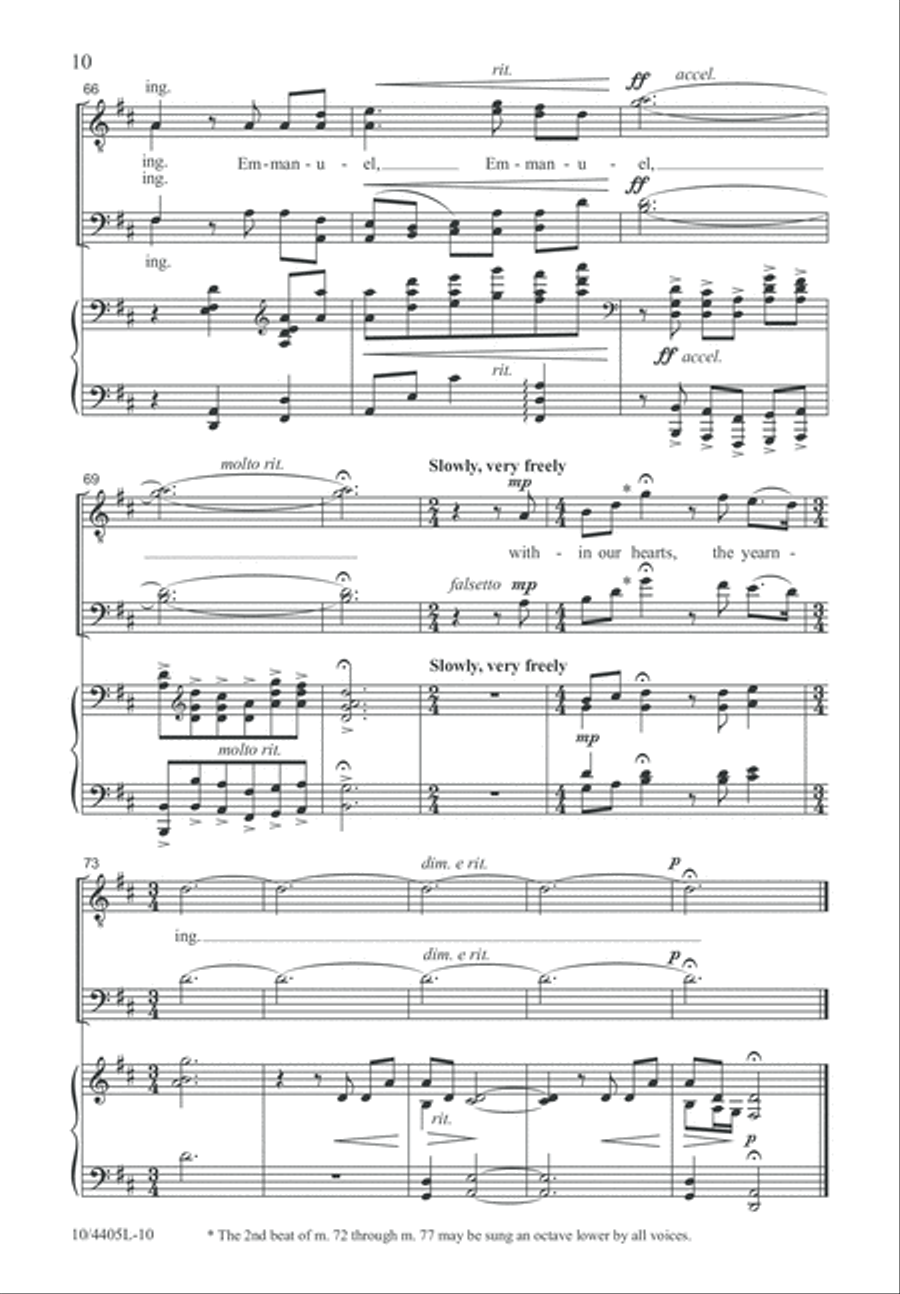 The Yearning The Yearning TTBB scores gallery preview page 10