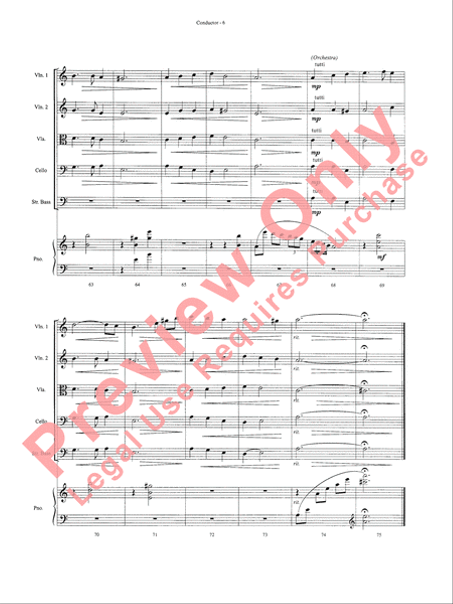 The Children's Carols The Children's Carols String Orchestra scores gallery preview page 8