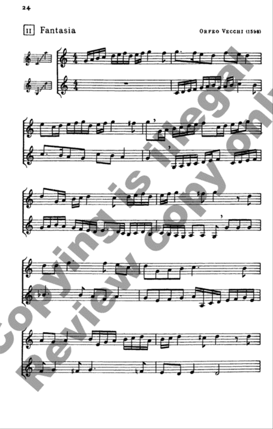 Invitation to Madrigals, Book 4 TB scores gallery preview page 18