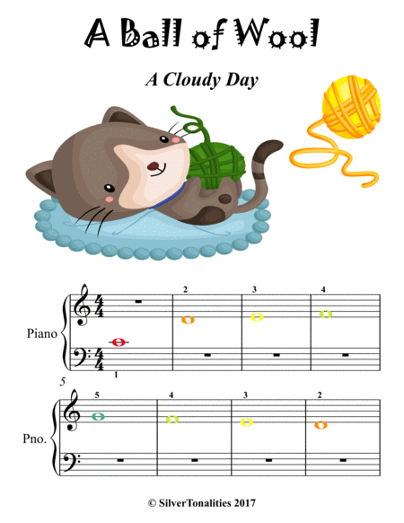 Kittens - A Cloudy Day for Easy Piano
