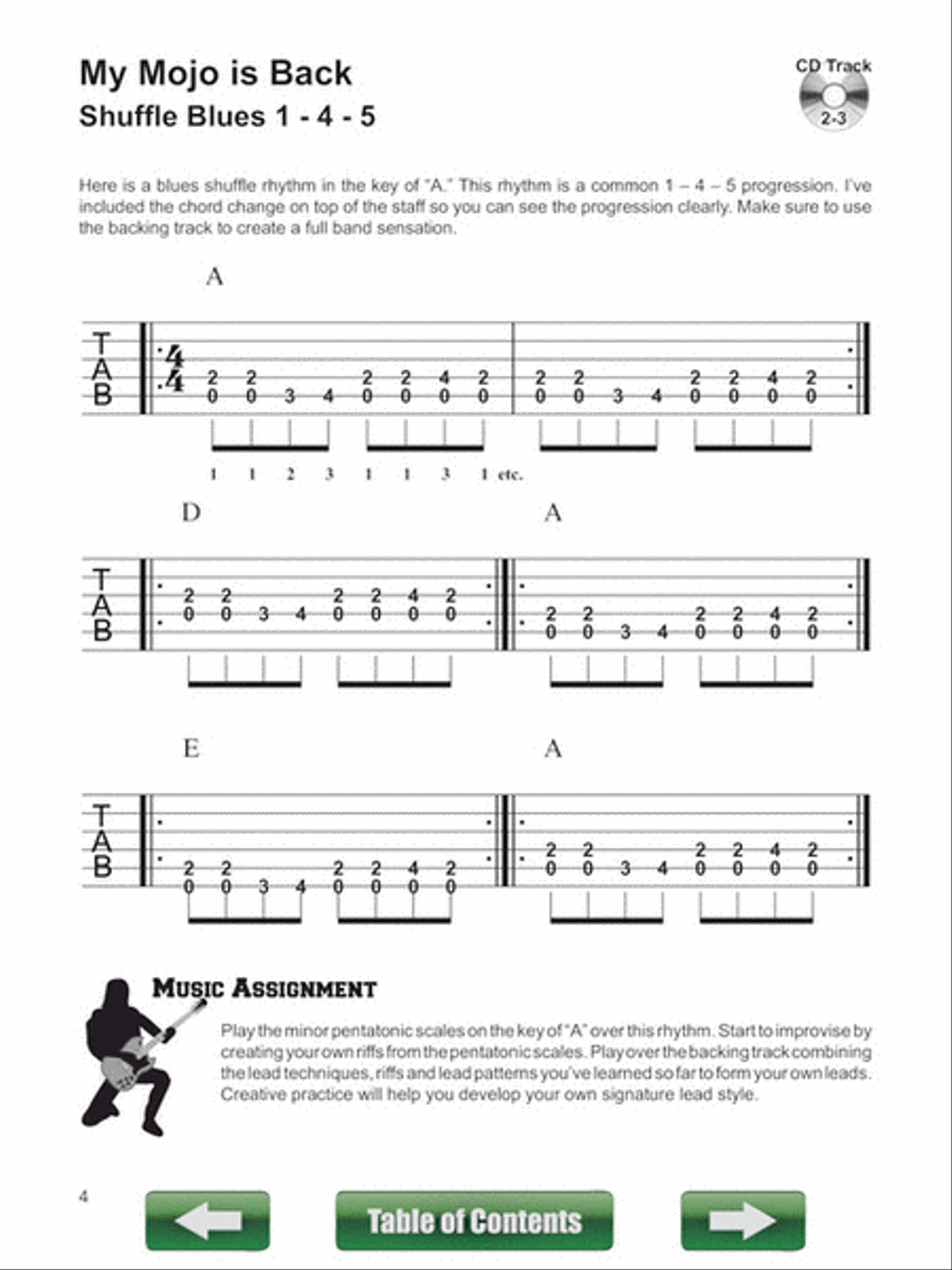 The Rock House Method: Learn Guitar 2 Guitar Tablature scores gallery preview page 3