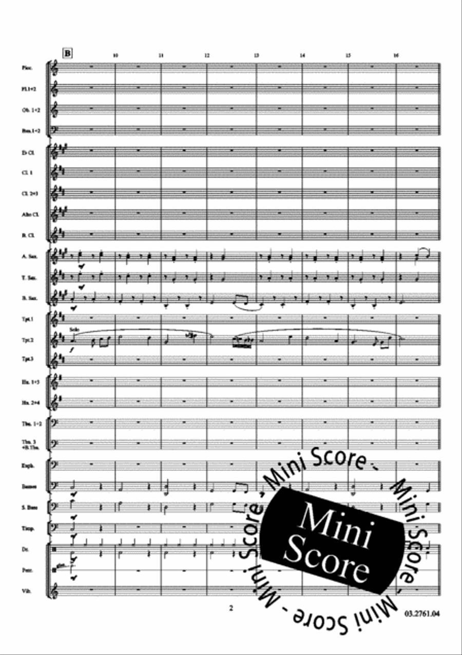 All Blue All Blue Concert Band scores gallery preview page 8