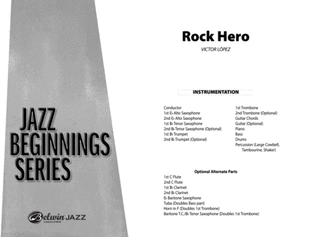 Book cover for Rock Hero: Score