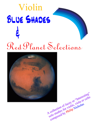 Book cover for Blue Shades and Red Planet Selections for Violin