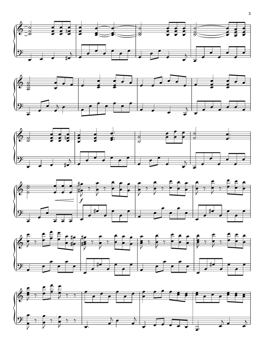 Waltz in 7/8 Piano Solo scores gallery preview page 3