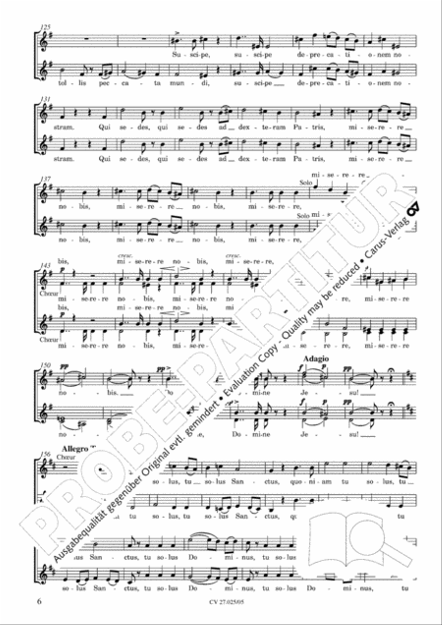 Messe Sainte Cecile SA scores gallery preview page 7