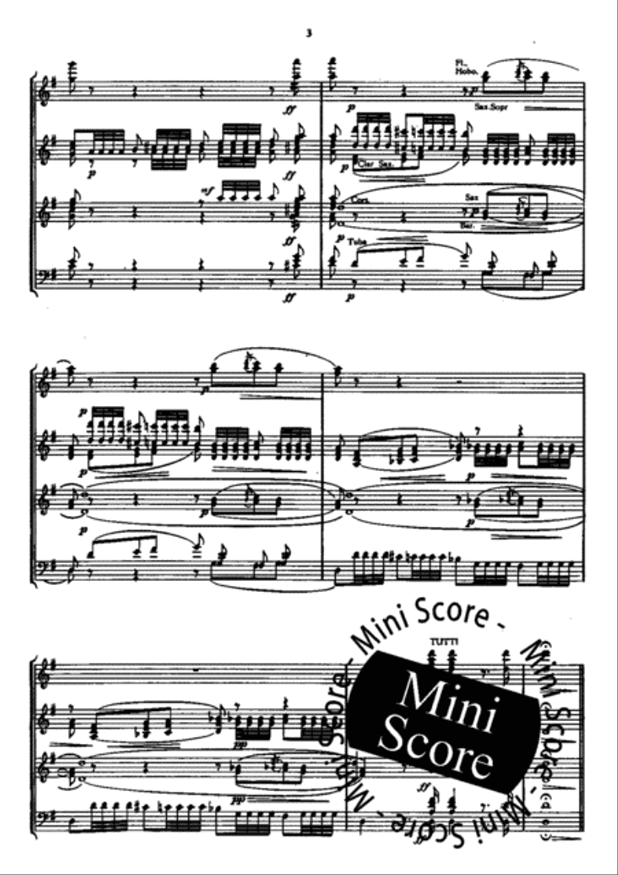 Il Barbiere Di Sivigla Concert Band scores gallery preview page 7