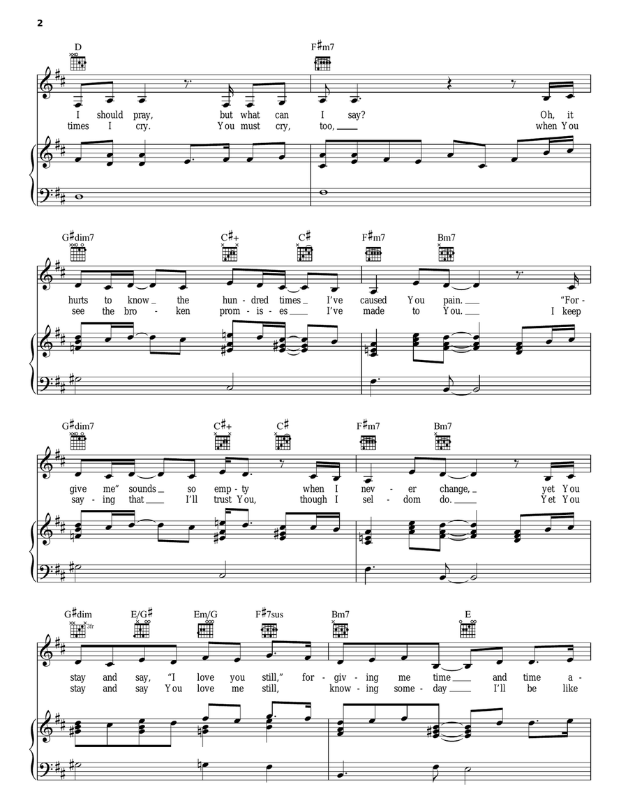 Stubborn Love Stubborn Love Acoustic Guitar scores gallery preview page 2