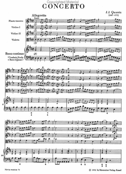 Concerto "Pour Potsdam" D major