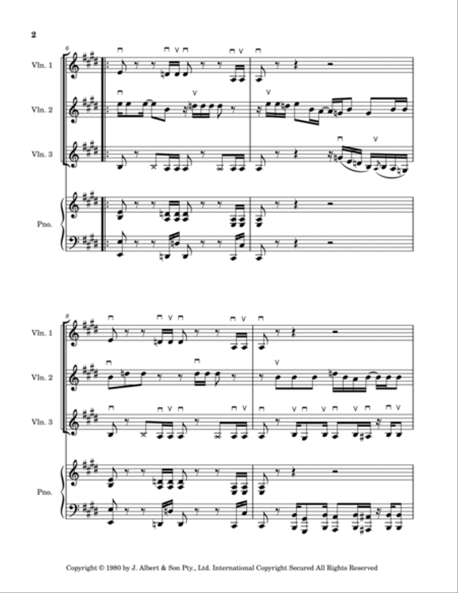 Back In Black Violin Solo scores gallery preview page 2