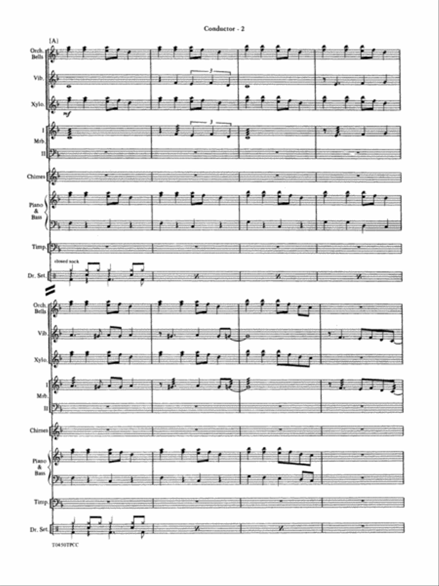 New York, New York, Theme from: Score Percussion Ensemble scores gallery preview page 4