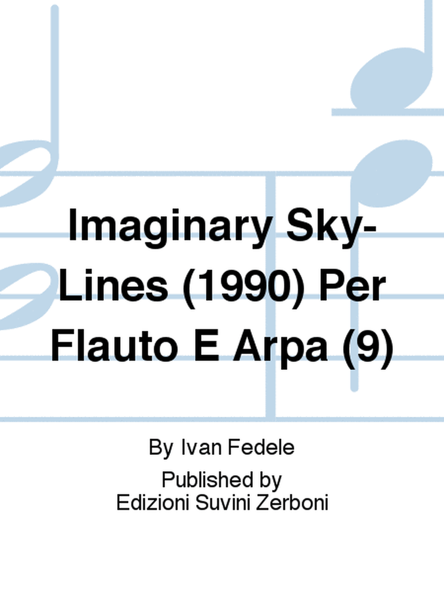 Imaginary Sky-Lines (1990) Per Flauto E Arpa (9)