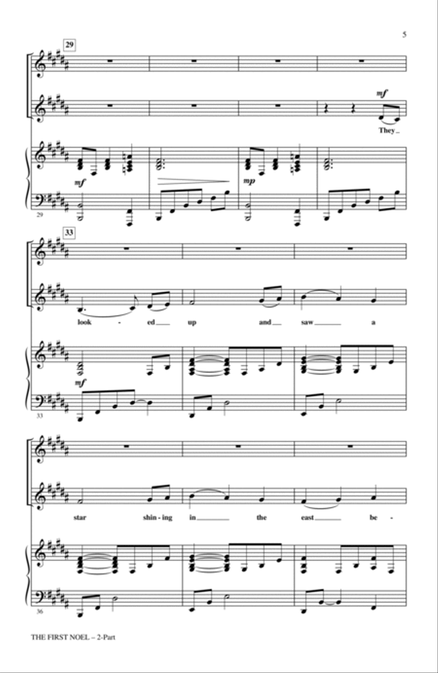 The First Noel 2-Part scores gallery preview page 4