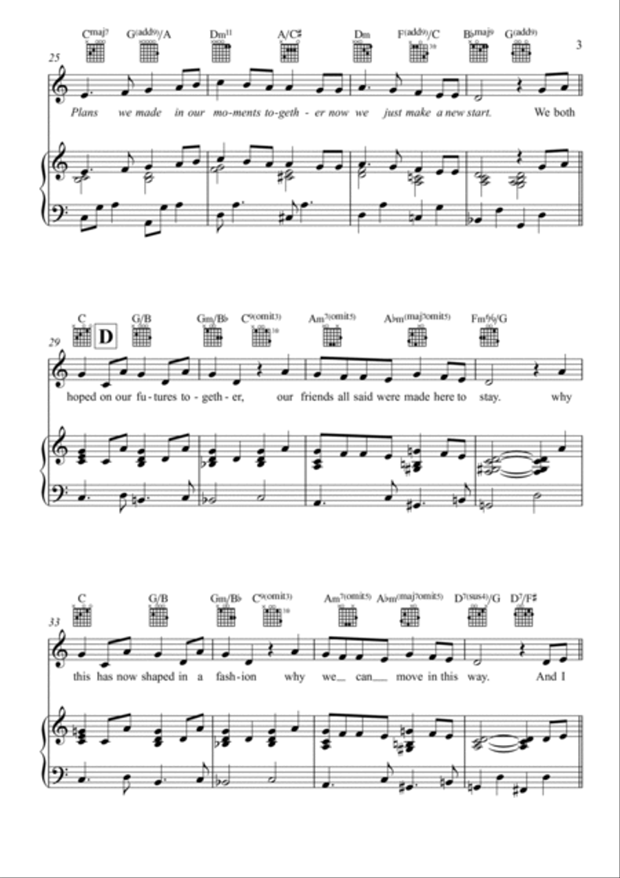 Tearing Apart Tearing Apart Piano, Vocal, Guitar scores gallery preview page 3