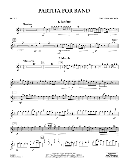 Partita for Band - Flute 2