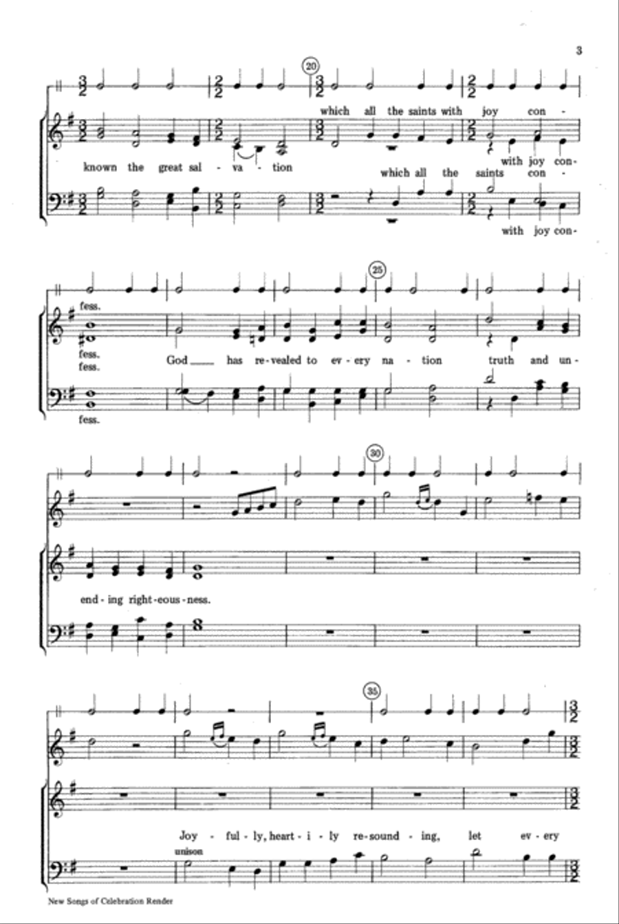 New Songs of Celebration Render 4-Part scores gallery preview page 3