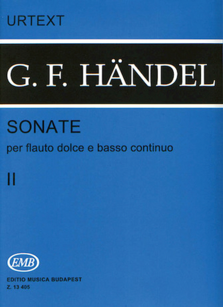 6 Sonatas for Flute and Basso Continuo – Volume 2