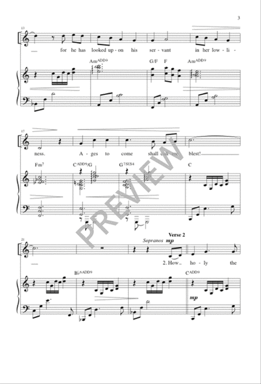 Magnificat 2-Part scores gallery preview page 3