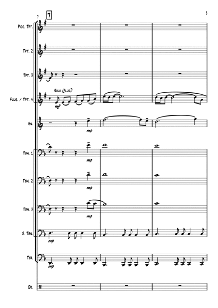 The Lonely Shepherd Brass Ensemble scores gallery preview page 3