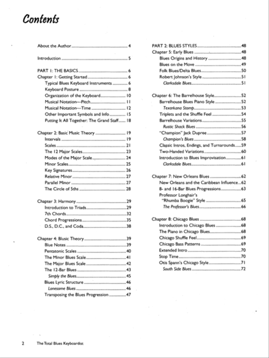 The Total Blues Keyboardist Piano Method scores gallery preview page 2