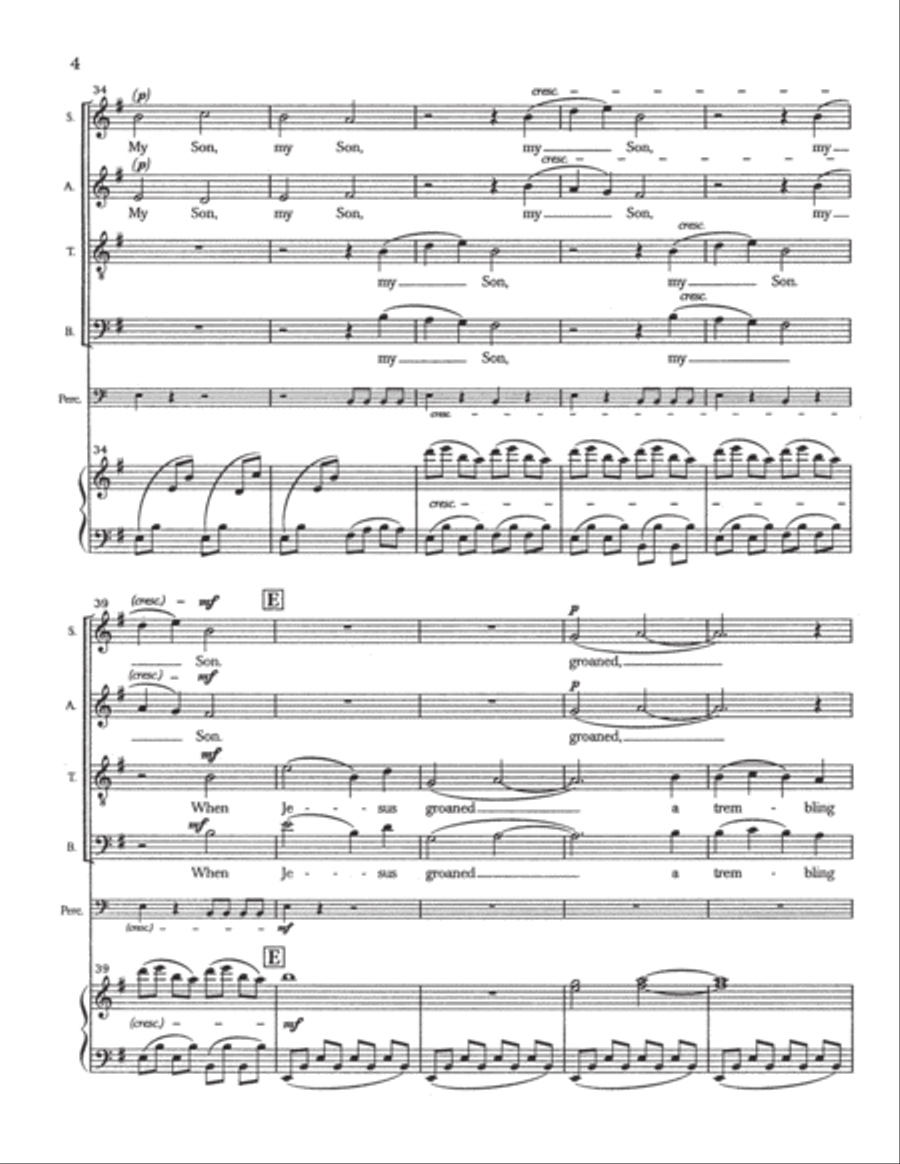 When Jesus Wept 4-Part scores gallery preview page 17